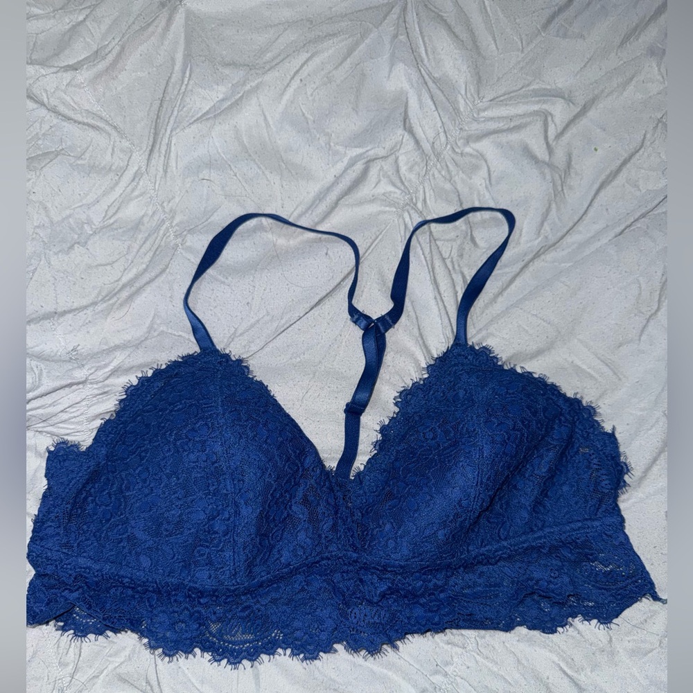 aerie Royal Blue Lace Bralette - Women’s Intimates